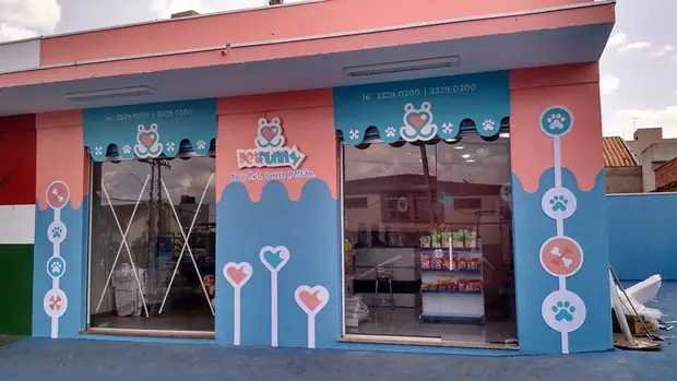 Fachada do PetFunny em Ribeirão Preto